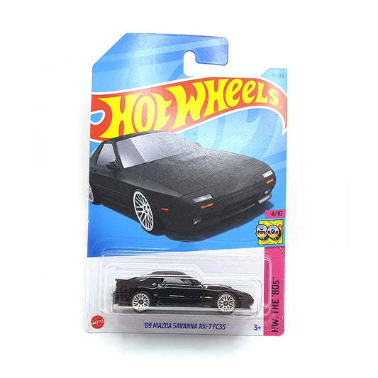 Hot Wheels 89 Mazda Savanna RX-7 FC35 Black The 80s #51 Mainline