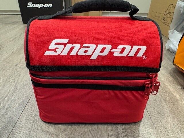 Snap-On Tools Cooler Freezer Bag 2 Compartments Lunch Insulated Bag Limited