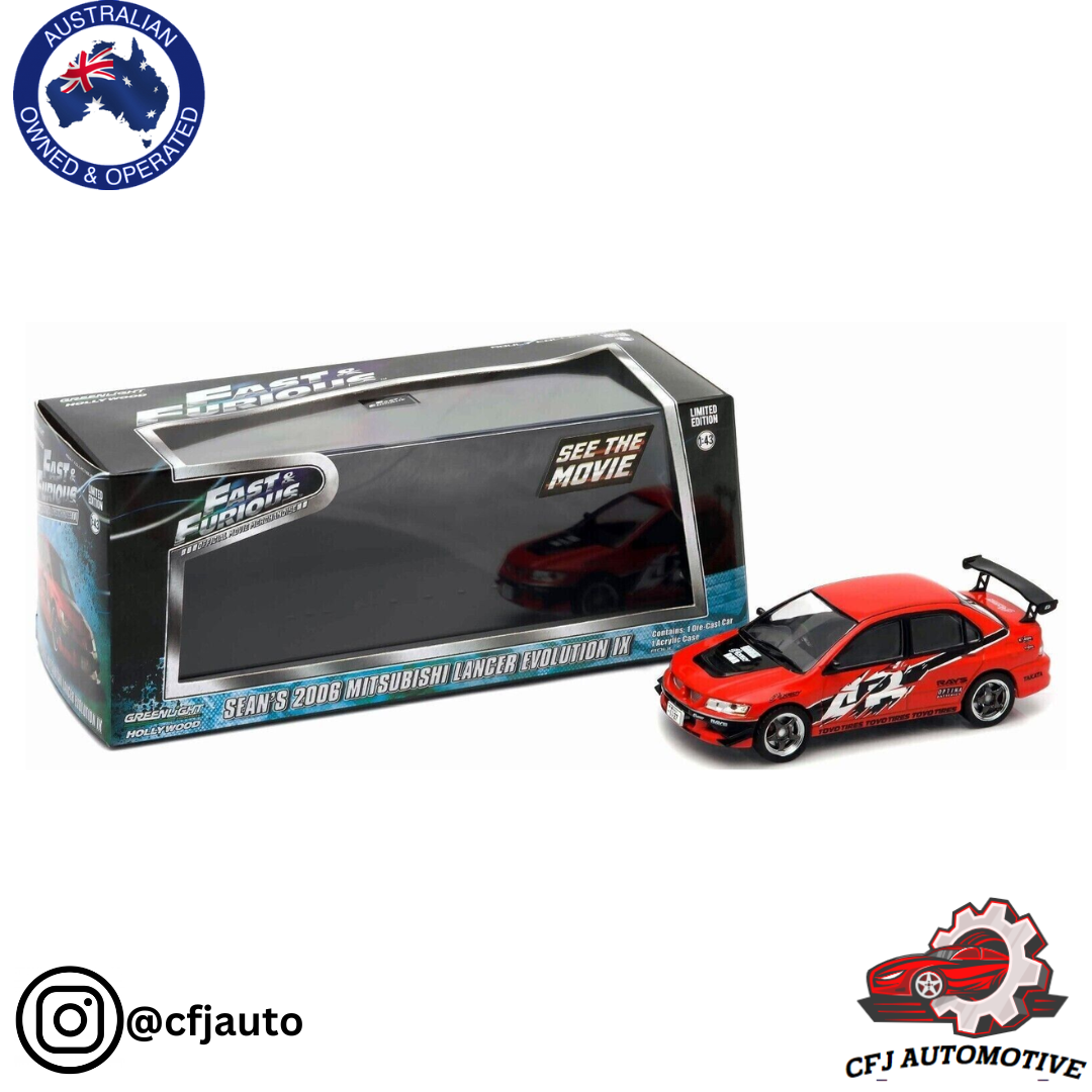 GREENLIGHT FAST & FURIOUS TOKYO DRIFT SEAN'S 2006 MITSUBISHI LANCER EVOLUTION IX