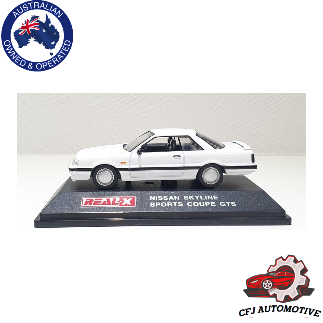 1/72 Real-X NISSAN SKYLINE GTS SPORTS COUPE R31 WHITE diecast car model