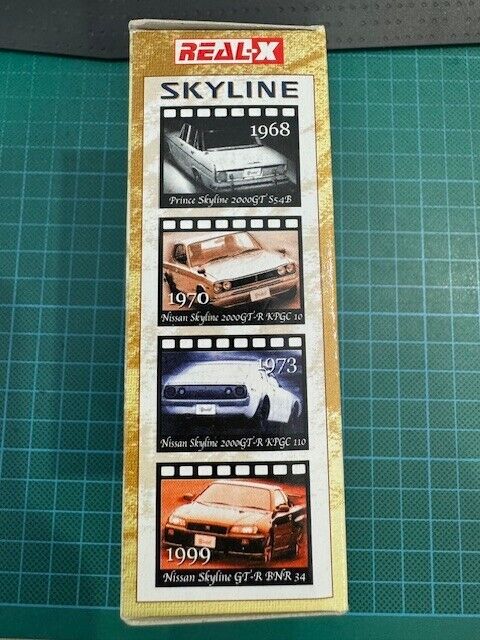 Real-X Scale 1:72 History's Collection Nissan Skyline GTR KPGC Surprise Box Rare