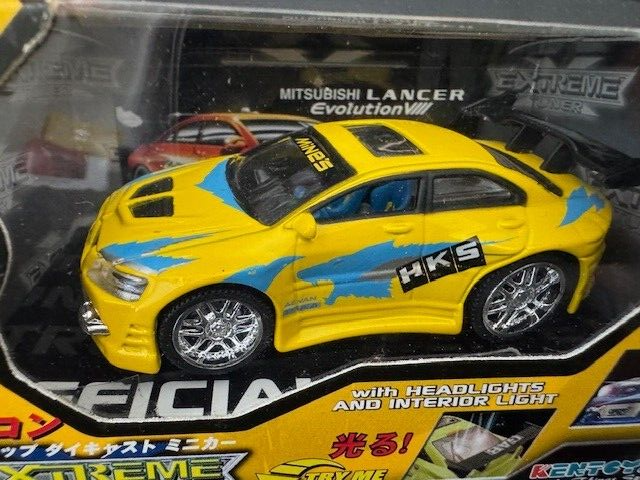 1:55 Scale Extreme Tuner Doyusha Diecast Mitsubishi EVO Model Car HKS Mines