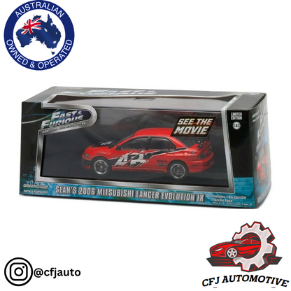 GREENLIGHT FAST & FURIOUS TOKYO DRIFT SEAN'S 2006 MITSUBISHI LANCER EVOLUTION IX