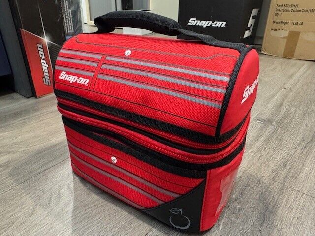 Snap-On Tools Cooler Freezer Bag 2 Compartments Lunch Insulated Bag Limited