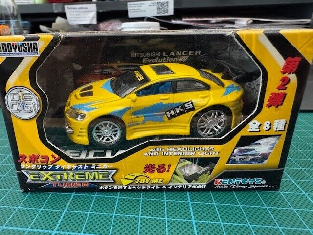 1:55 Scale Extreme Tuner Doyusha Diecast Mitsubishi EVO Model Car HKS Mines