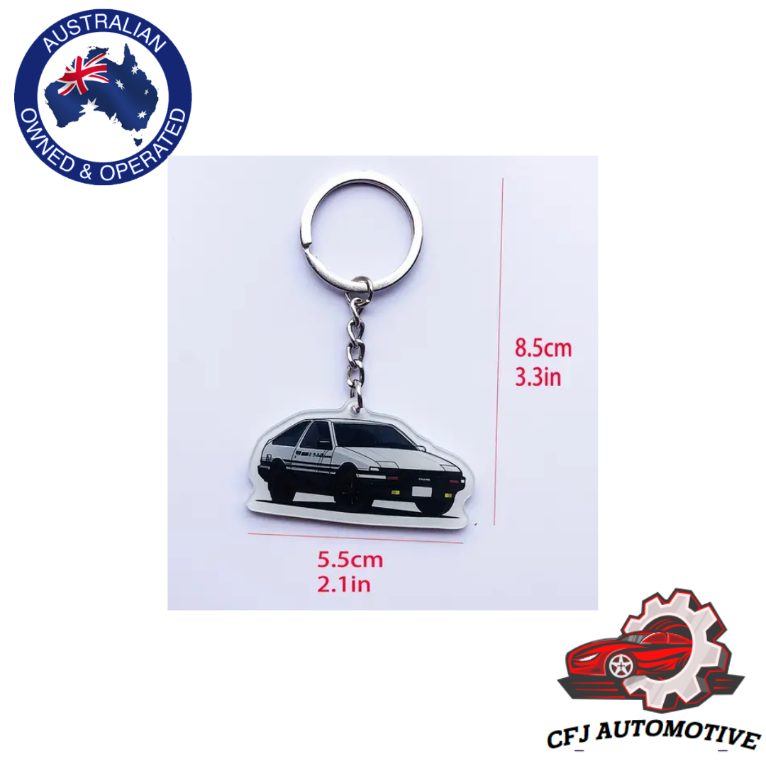 Toyota AE86 Trueno keychain