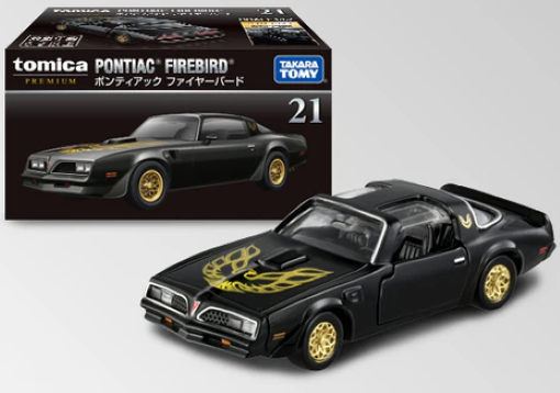 Tomica Premium Pontiac Firebird No. 21 Diecast Model Car Takara Tomy 1:67 Scale