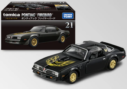 Tomica Premium Pontiac Firebird No. 21 Diecast Model Car Takara Tomy 1:67 Scale