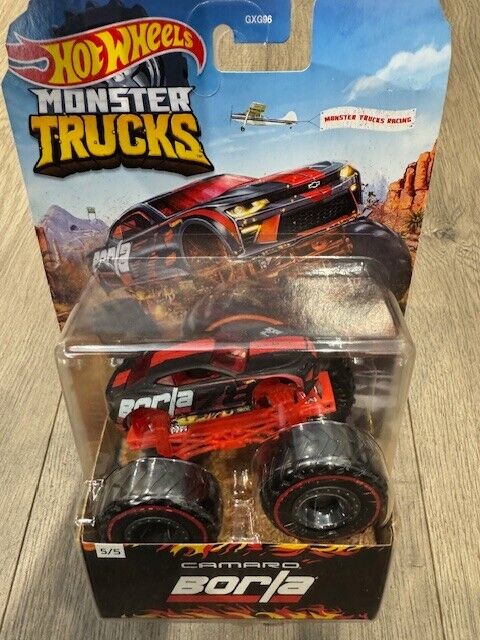 HotWheels Monster Trucks 18 Chevy Camaro SS Borla Diecast 1:64 Limited Edition