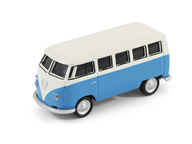 1968 Volkswagen Classic Bus VW Camper Bus USB Memory Stick Autodrive Diecast