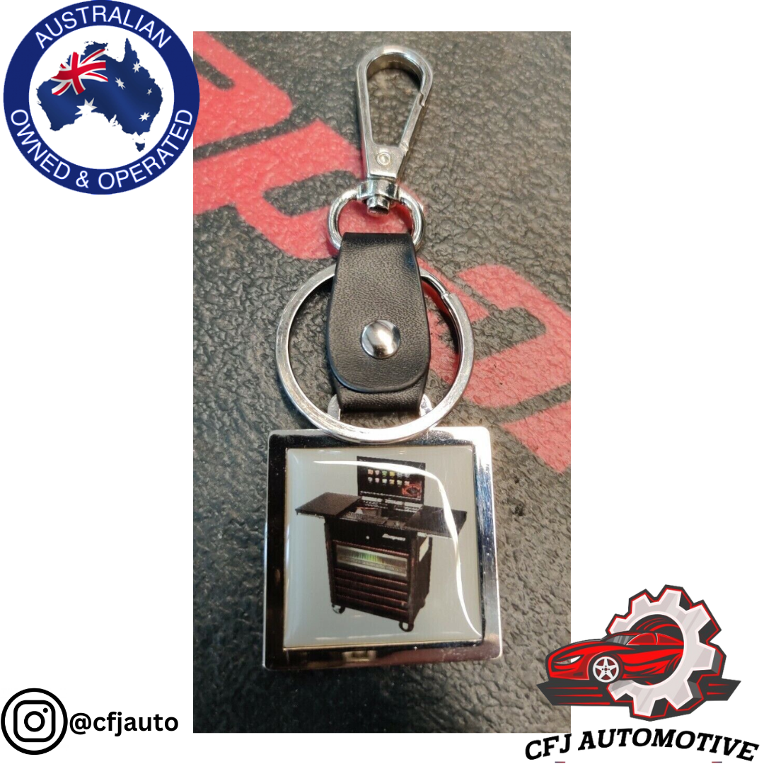 Snap-On Tools Key Chain, Snap-On Diagnostic Center With Snap-On Logo Keychain
