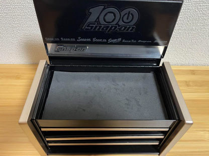 Rare Snap-on 100th Anniversary Miniature Tool Box Micro Top Chest Black Gold