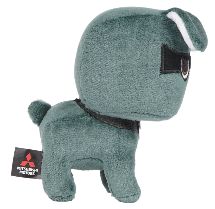 Genuine Mitsubishi Handheld Delimaru Plush Stuffed Toy Delica Mini Mascot Dog