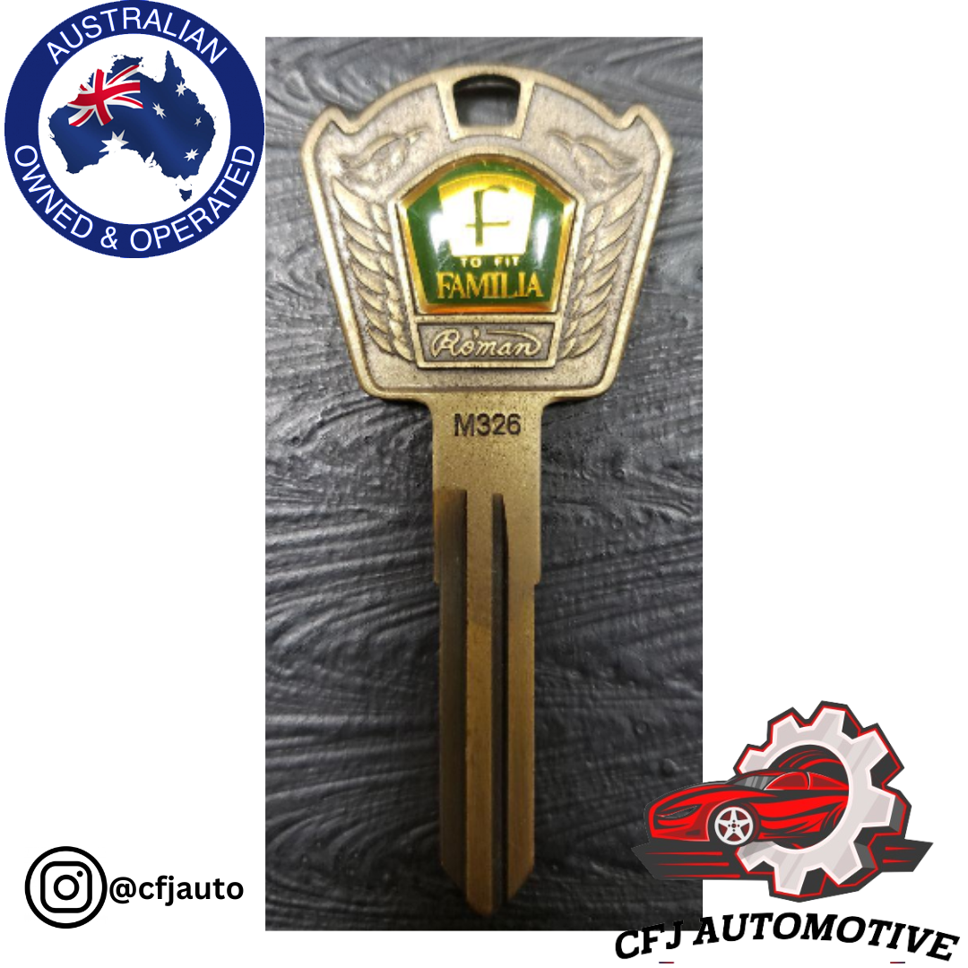 JDM Mazda Familia Blank Key Rare Find From Japan R100 GTX UnCut M326