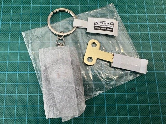 Nissan Skyline R34 GTR Blank KeyRing Key Holder BNR34 Key Ring GT-R Novetly