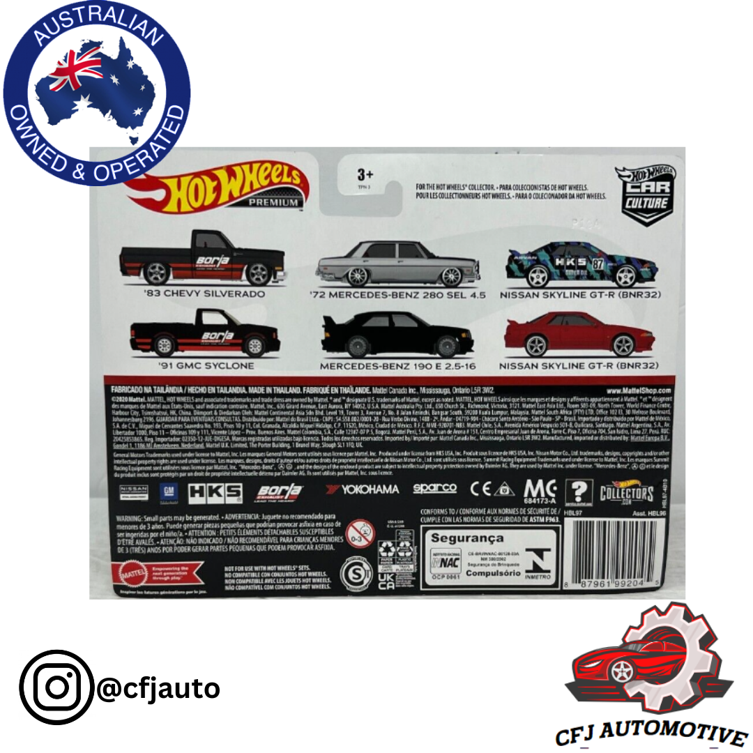 Hot Wheels Premium Larry Chen Nissan Skyline GT-R BNR32 Car Culture HKS 1:64