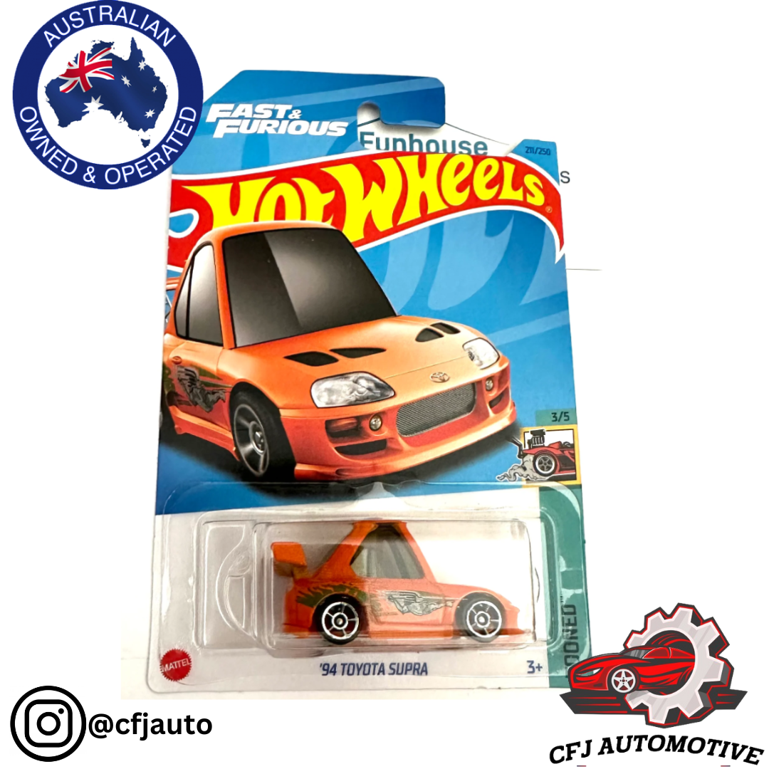 HOT WHEELS - FAST & FURIOUS ‘94 TOYOTA SUPRA 211/250 - TOONED 3/5