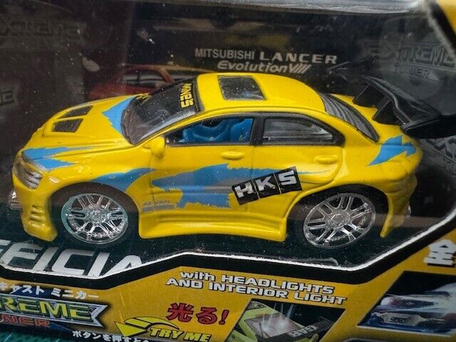 1:55 Scale Extreme Tuner Doyusha Diecast Mitsubishi EVO Model Car HKS Mines