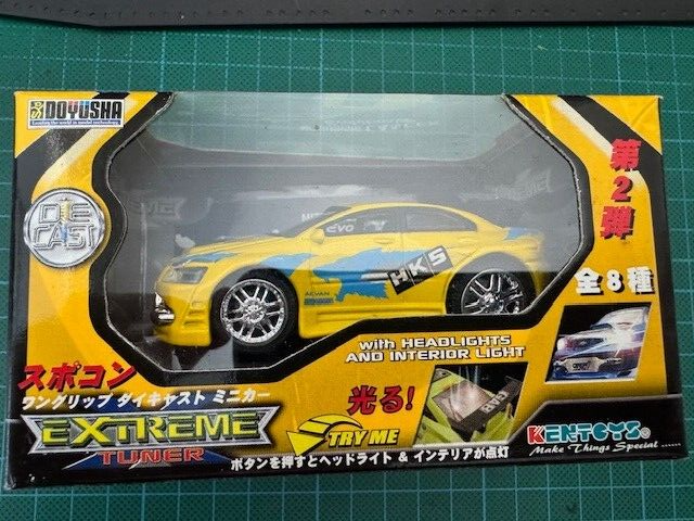 1:55 Scale Extreme Tuner Doyusha Diecast Mitsubishi EVO Model Car HKS Mines