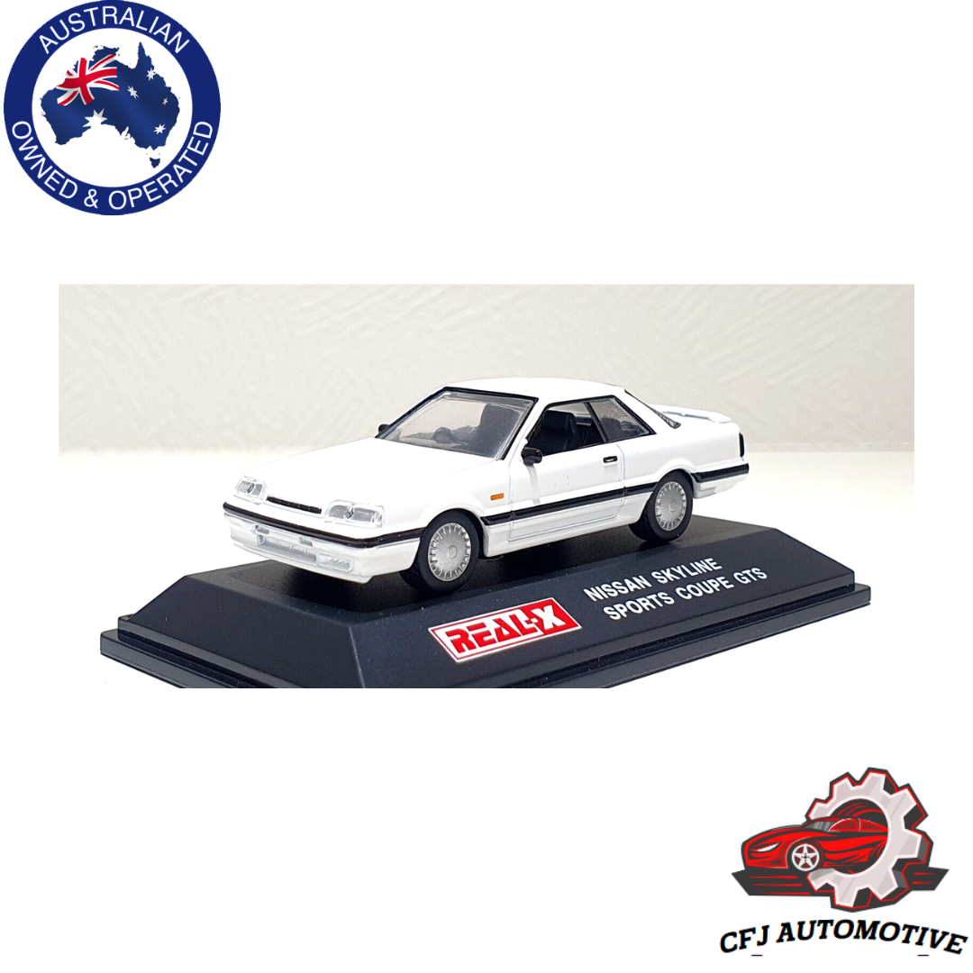 1/72 Real-X NISSAN SKYLINE GTS SPORTS COUPE R31 WHITE diecast car model