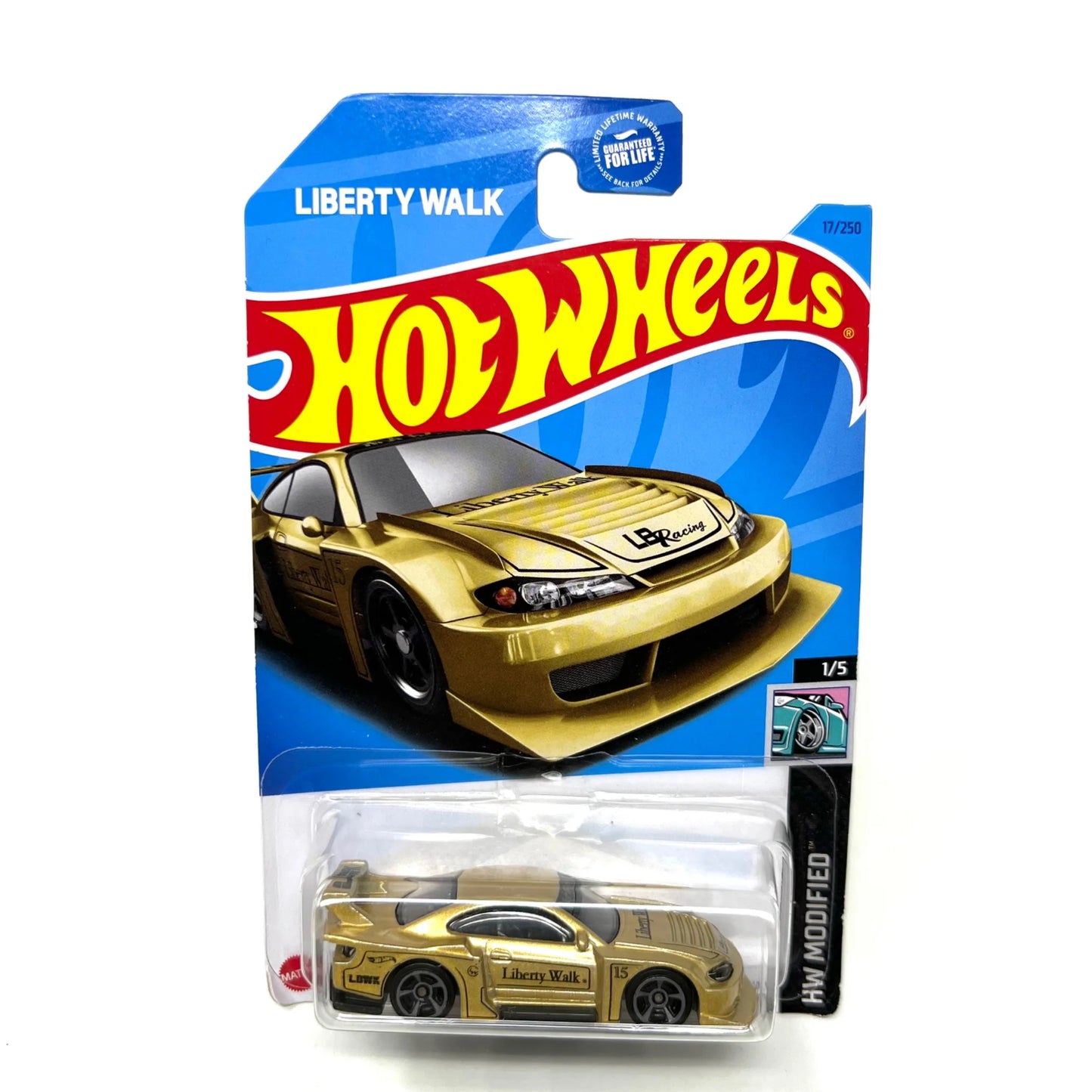 Hot Wheels 1/64 LB Super Silhouette Nissan Silvia S15 Gold