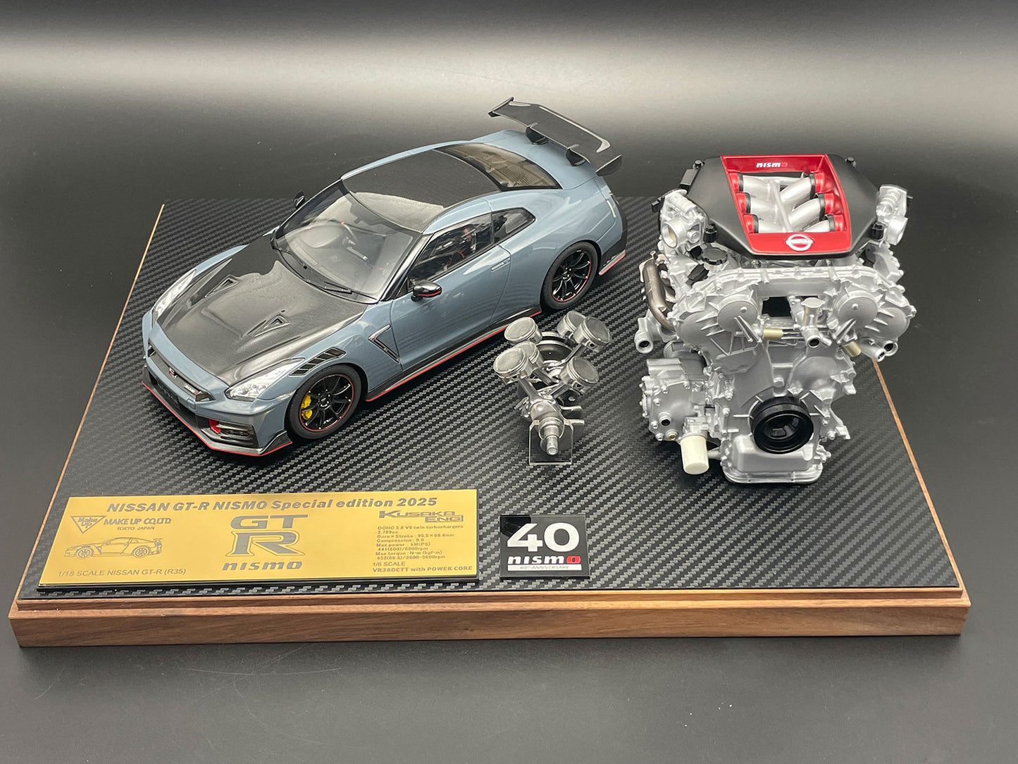 40th Anniversary Nissan GTR Nismo R35 1:18 Diecast Model