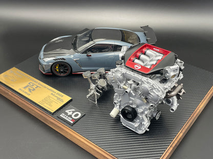 40th Anniversary Nissan GTR Nismo R35 1:18 Diecast Model
