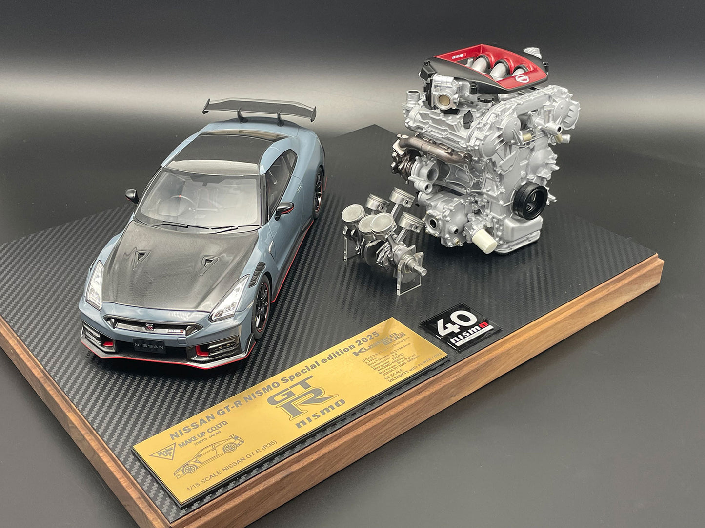 40th Anniversary Nissan GTR Nismo R35 1:18 Diecast Model